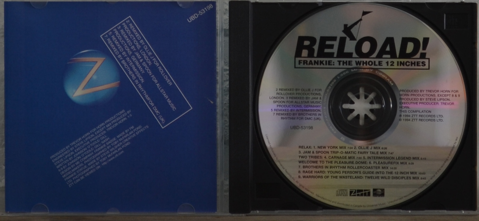 Reload, Canada